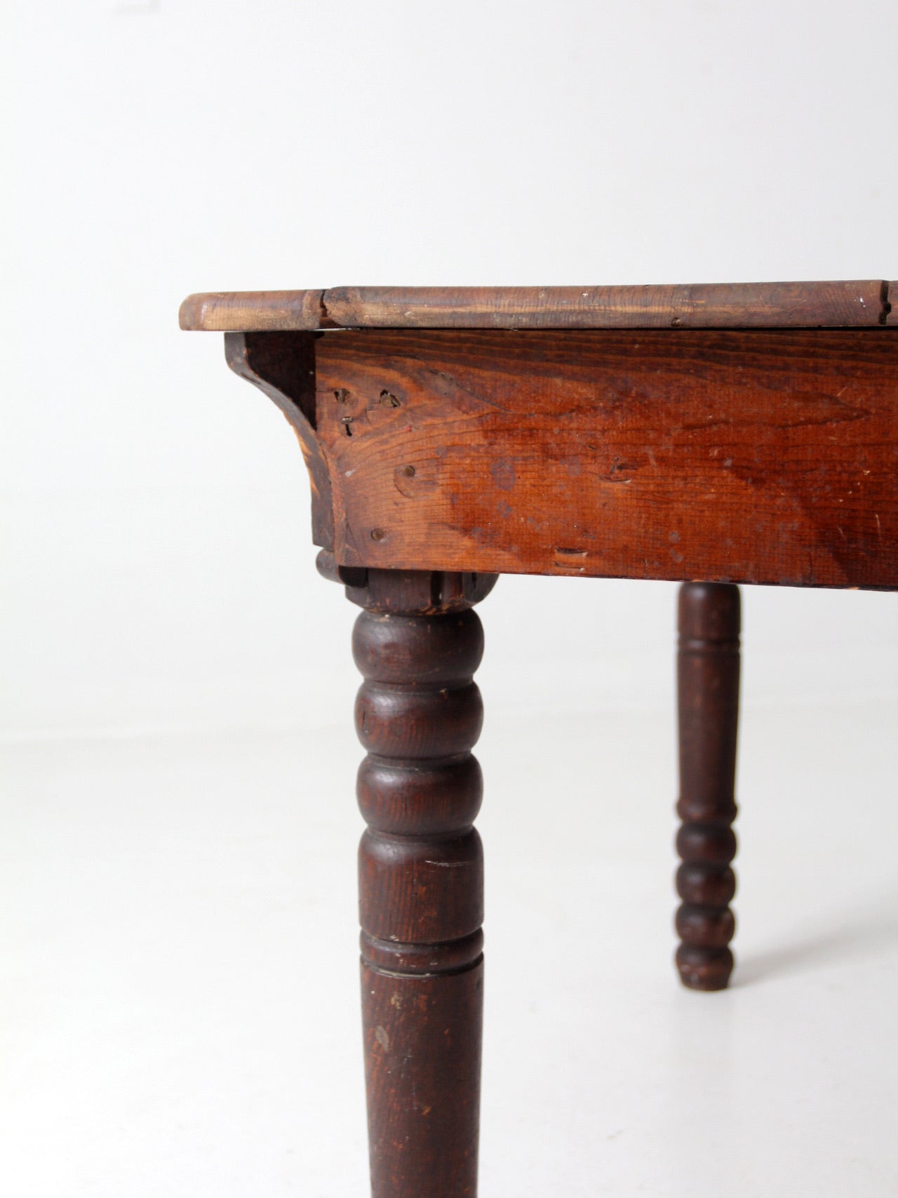 antique wood harvest table