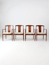 set of four Folke Ohlsson for Dux dining chairs circa 1960s