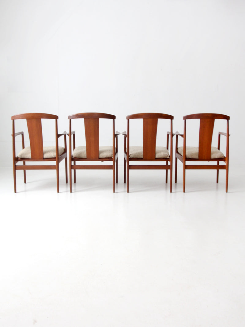 set of four Folke Ohlsson for Dux dining chairs circa 1960s