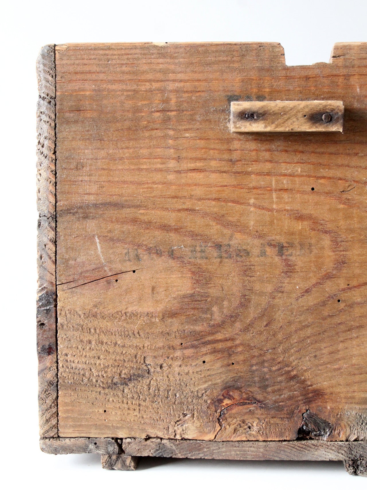 antique Philadelphia wood crate