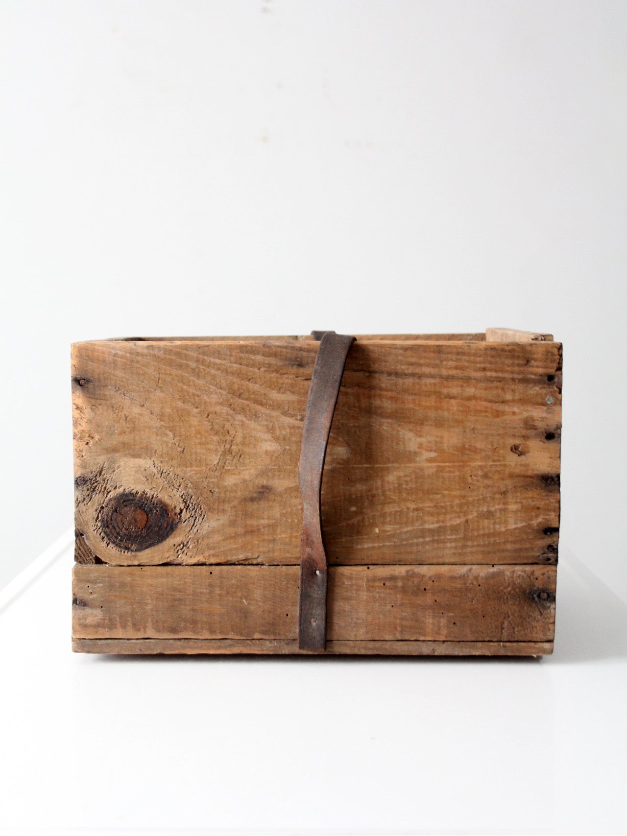 antique Philadelphia wood crate