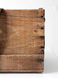 antique Philadelphia wood crate