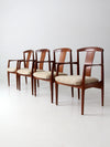 set of four Folke Ohlsson for Dux dining chairs circa 1960s