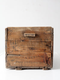 antique Philadelphia wood crate