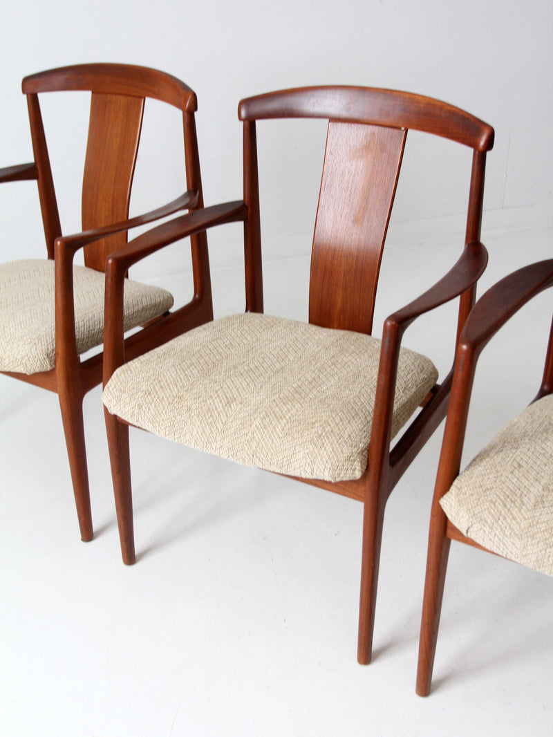 set of four Folke Ohlsson for Dux dining chairs circa 1960s