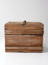 antique Philadelphia wood crate