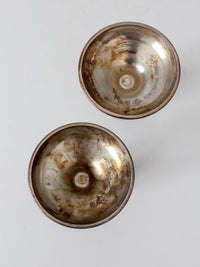 vintage International Silver Co. silverplate candlesticks pair