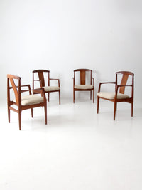 set of four Folke Ohlsson for Dux dining chairs circa 1960s