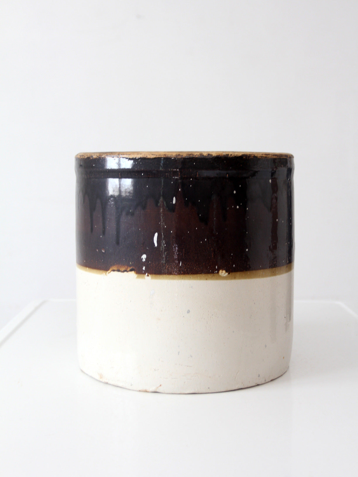 antique Western Stoneware 4 gallon crock