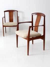 set of four Folke Ohlsson for Dux dining chairs circa 1960s