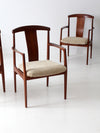 set of four Folke Ohlsson for Dux dining chairs circa 1960s