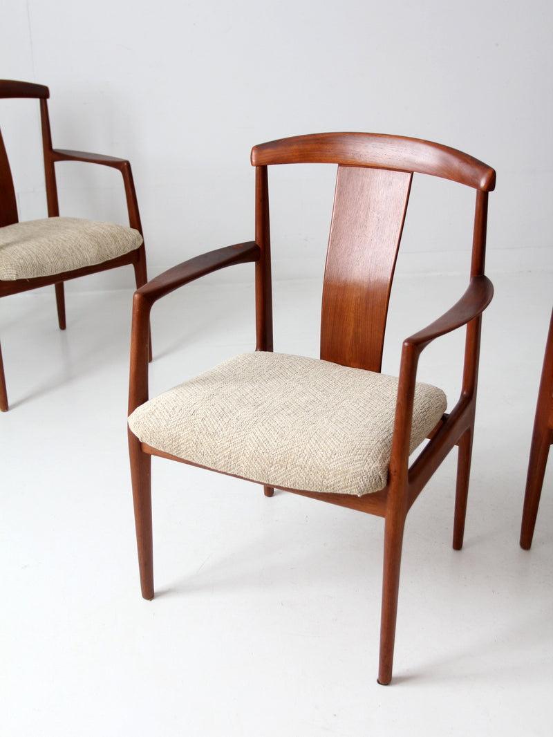 set of four Folke Ohlsson for Dux dining chairs circa 1960s