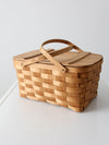 vintage Basketville picnic basket