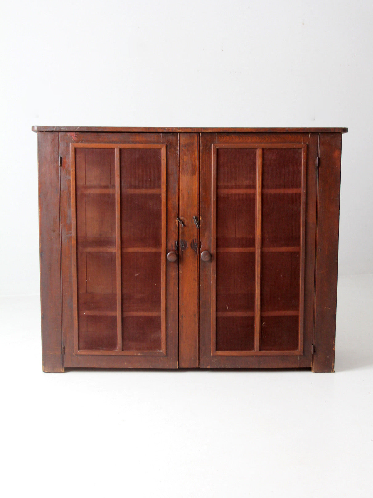 antique primitive pie cabinet