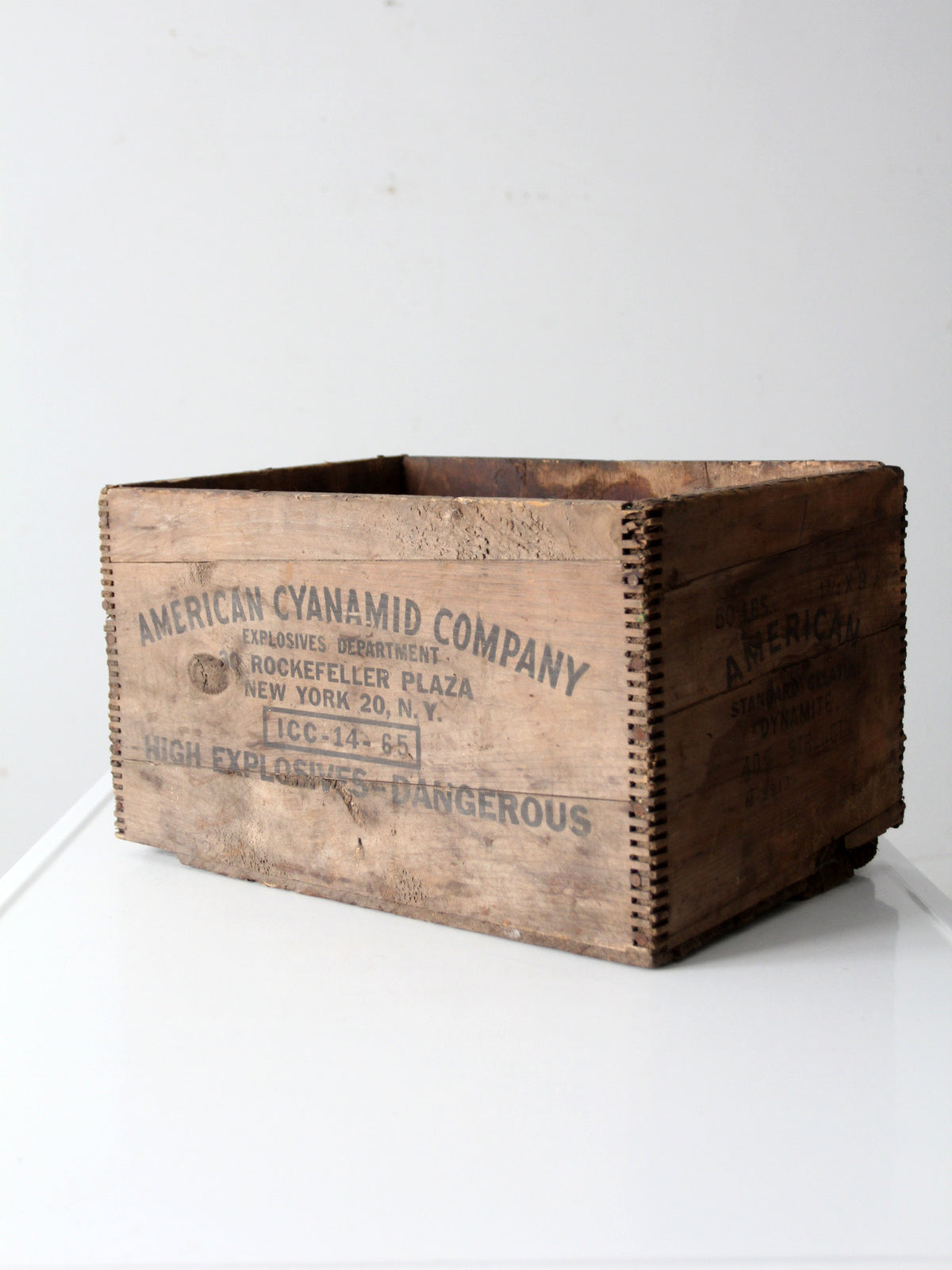 Dynamite Create antique American Cyanamid dynamite crate – 86 Vintage