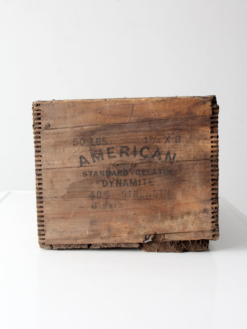 Dynamite Create antique American Cyanamid dynamite crate – 86 Vintage