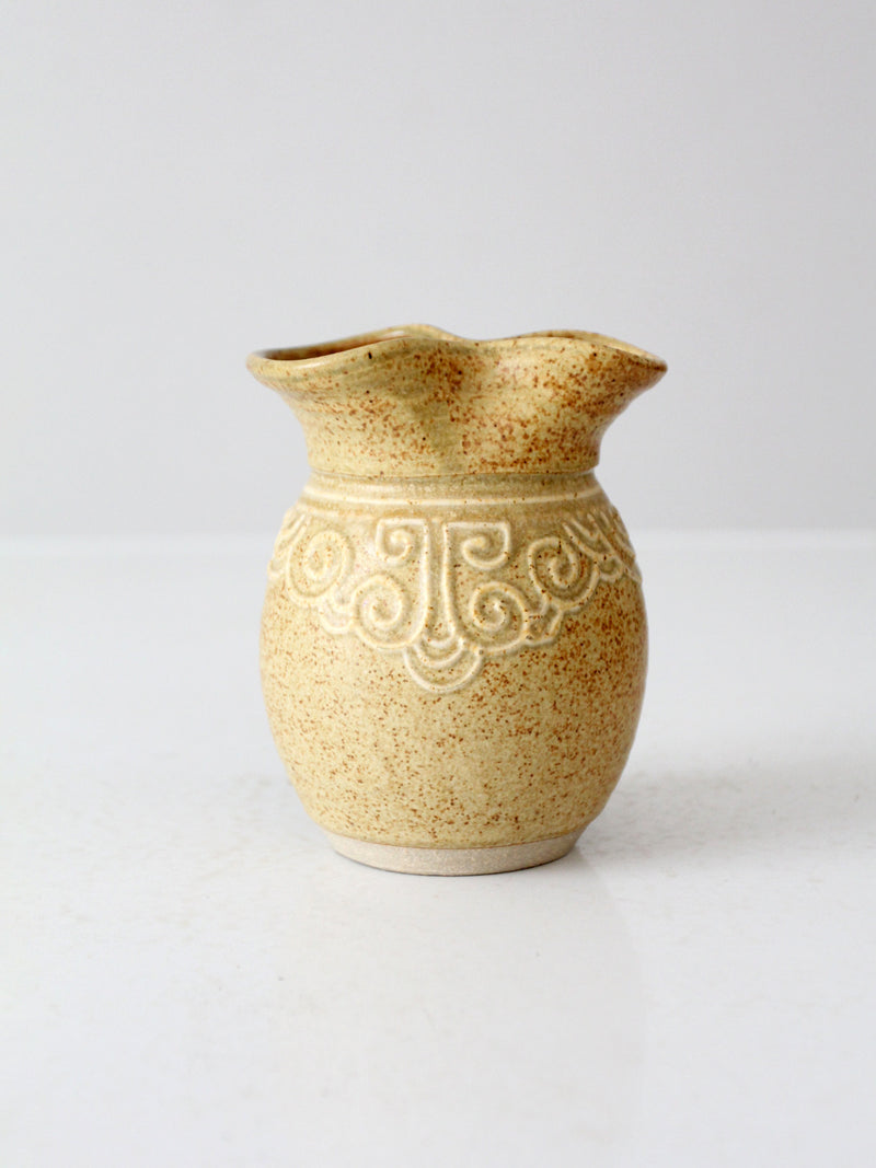 vintage studio pottery vase