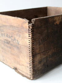 antique American Cyanamid dynamite crate