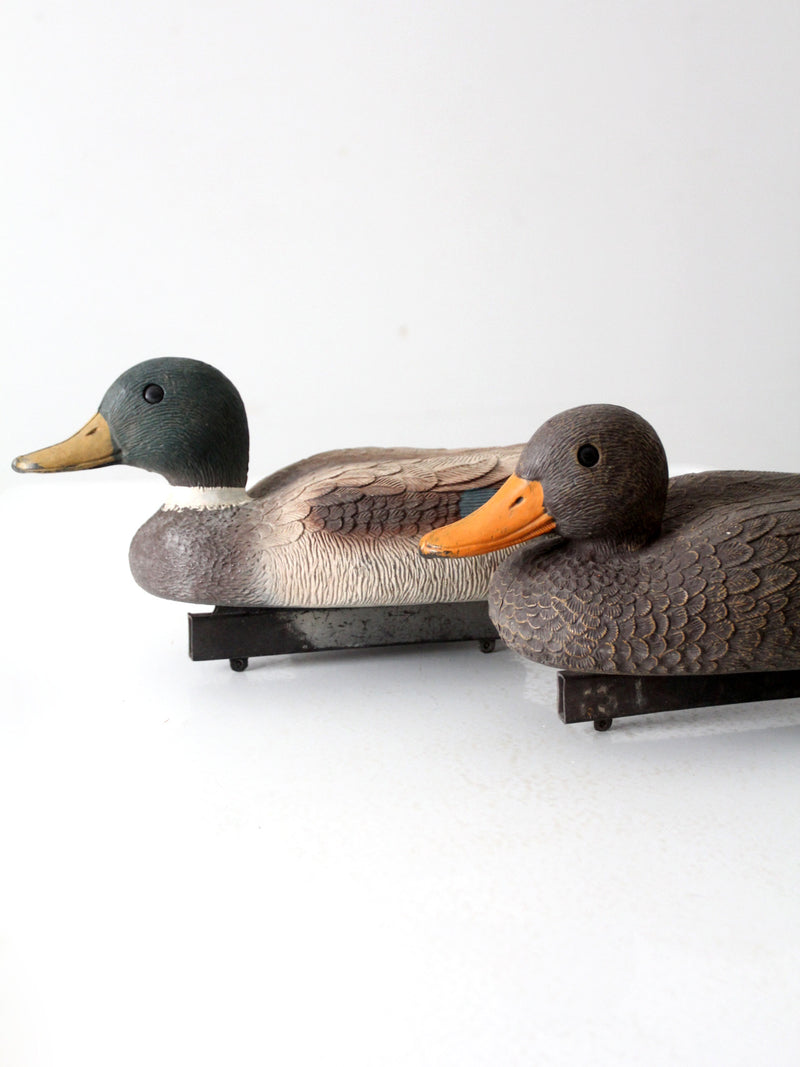 vintage Flambeau duck decoys pair