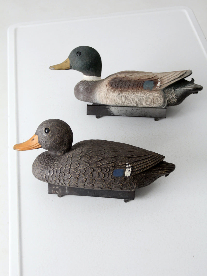 vintage Flambeau duck decoys pair