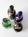 vintage swing-top bottles set of 4