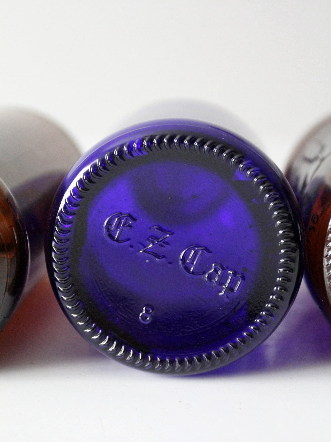 vintage swing-top bottles set of 4