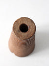vintage Canadian wooden textile spool