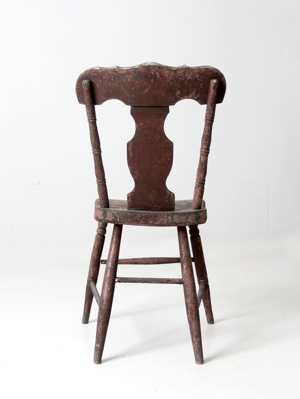 19th century primitive painted farmhouse chair