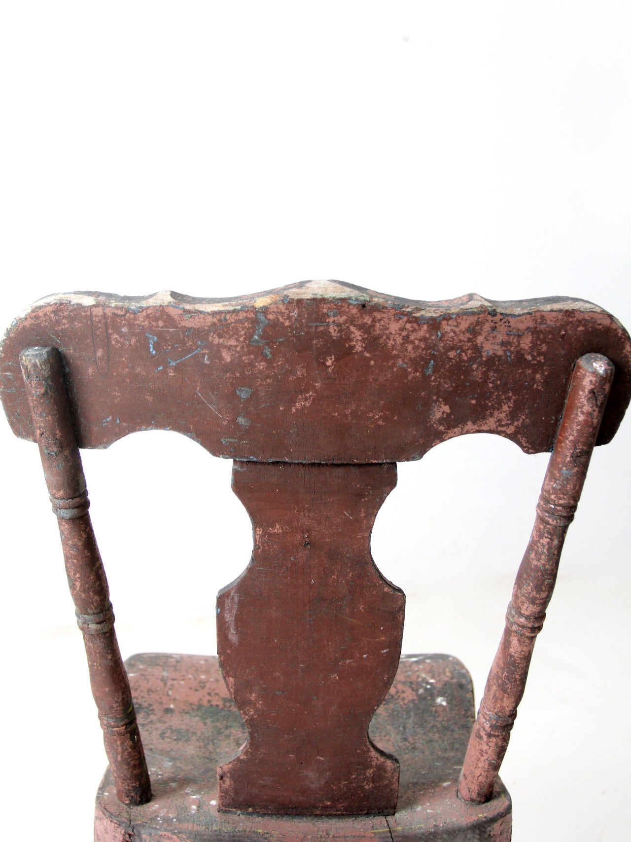19th century primitive painted farmhouse chair