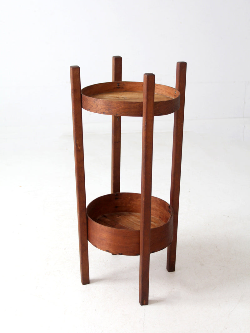antique primitive cheese box shelf