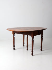 antique drop leaf table with 2 leaf extensions