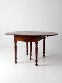 antique drop leaf table with 2 leaf extensions