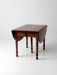 antique drop leaf table with 2 leaf extensions