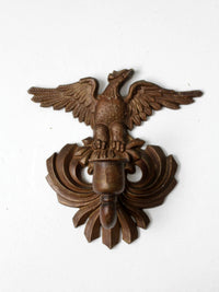 pair of vintage Federal Revival eagle wall candle sconces