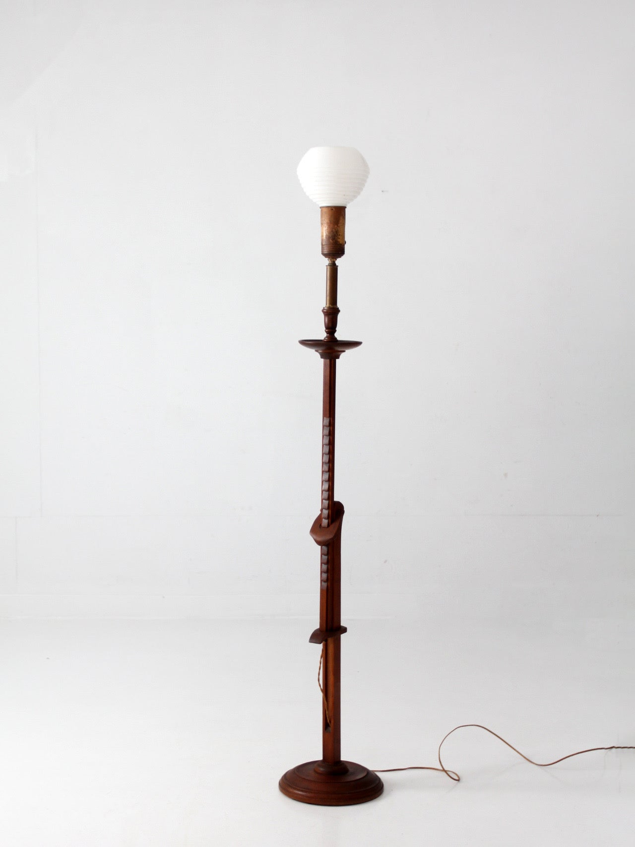 antique Arts & Crafts adjustable floor lamp