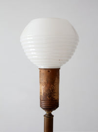 antique Arts & Crafts adjustable floor lamp