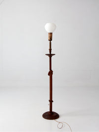antique Arts & Crafts adjustable floor lamp
