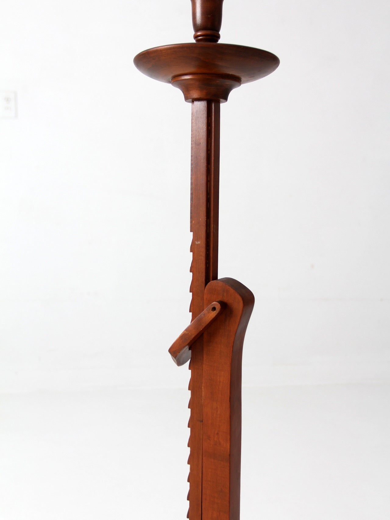 antique Arts & Crafts adjustable floor lamp