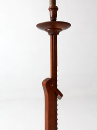 antique Arts & Crafts adjustable floor lamp
