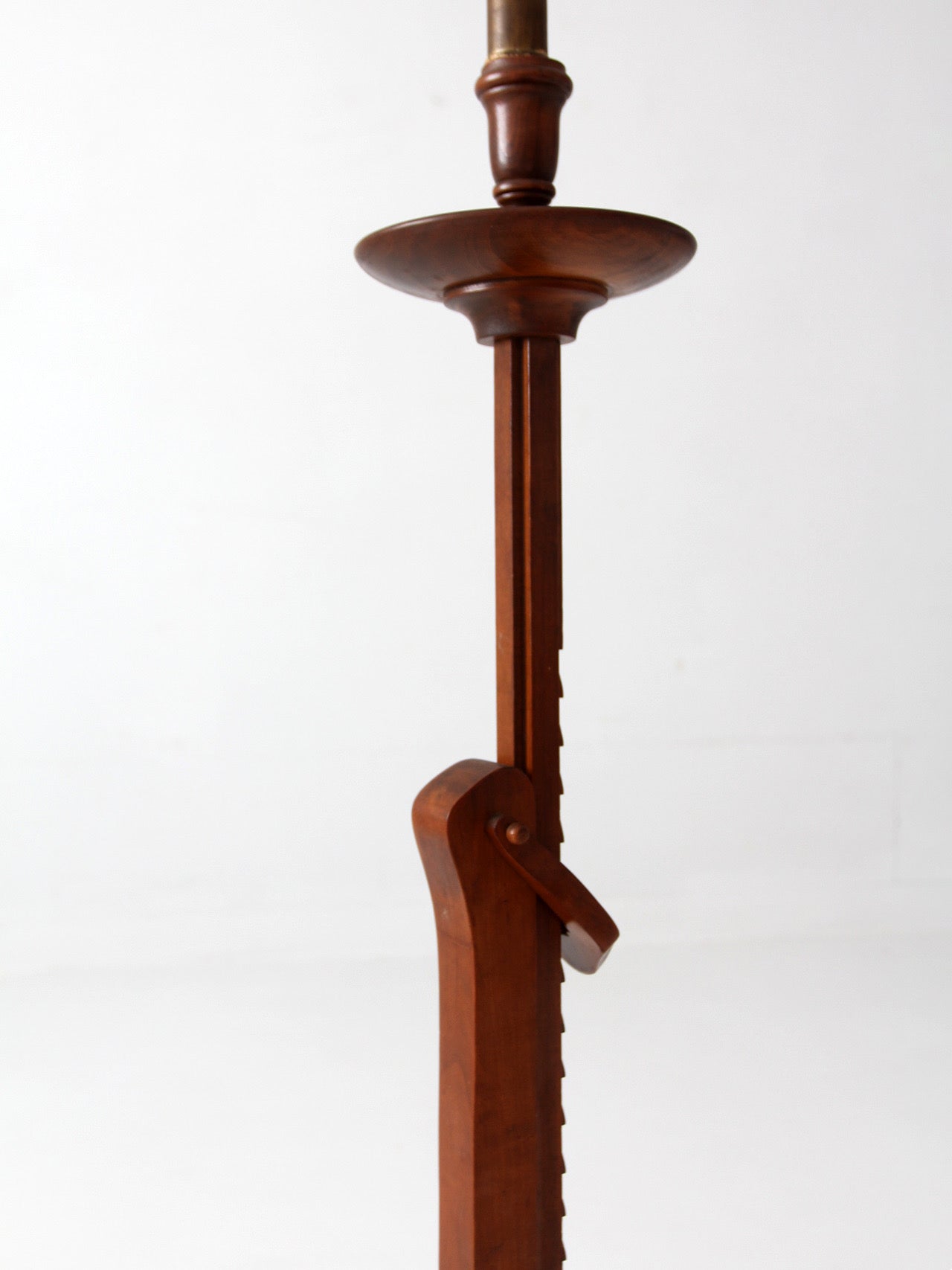 antique Arts & Crafts adjustable floor lamp