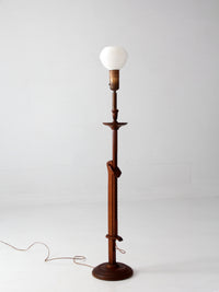 antique Arts & Crafts adjustable floor lamp