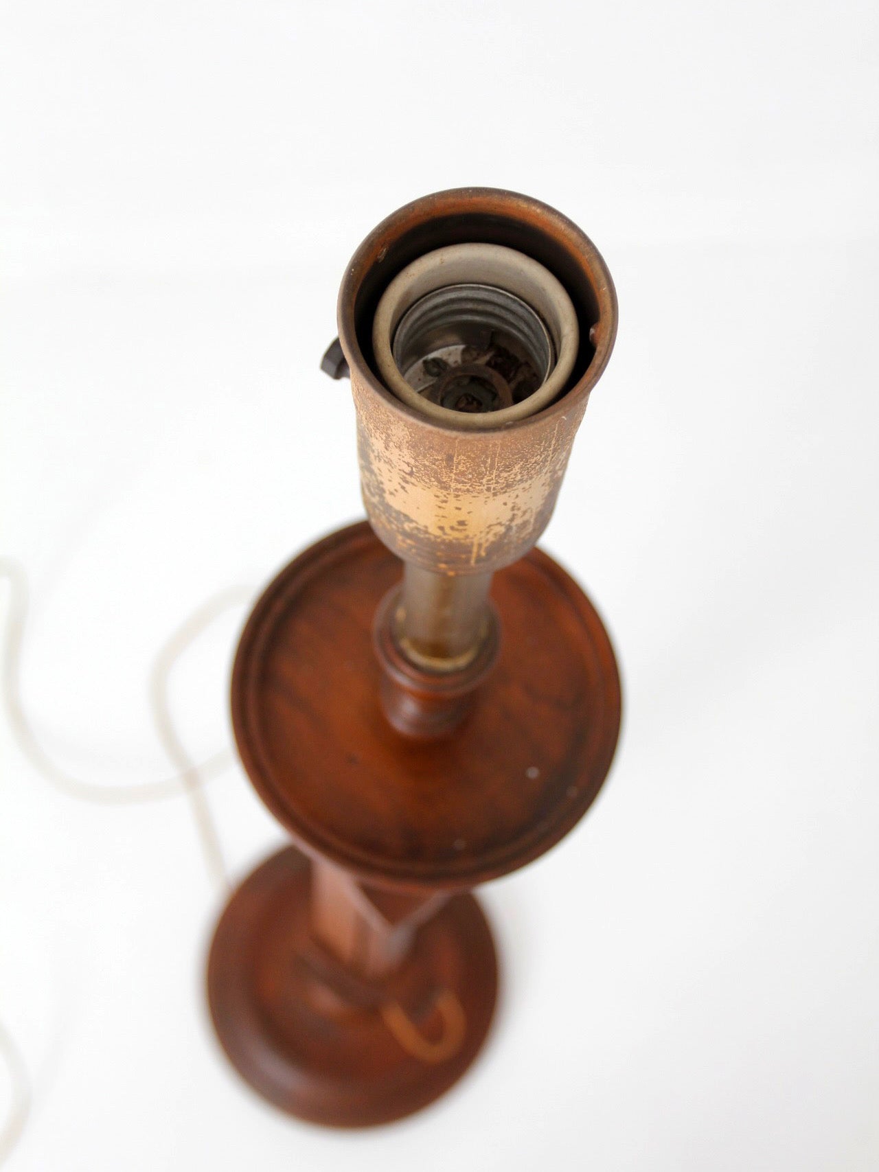 antique Arts & Crafts adjustable floor lamp