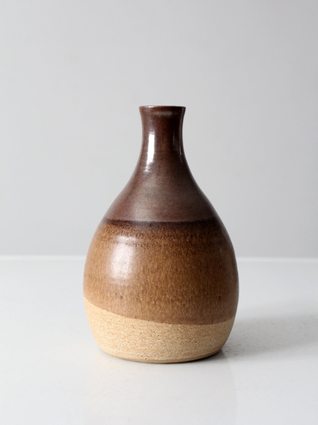 vintage studio pottery decanter vase