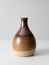 vintage studio pottery decanter vase