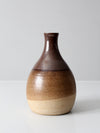 vintage studio pottery decanter vase