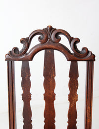 antique rush seat dining chairs set of 8