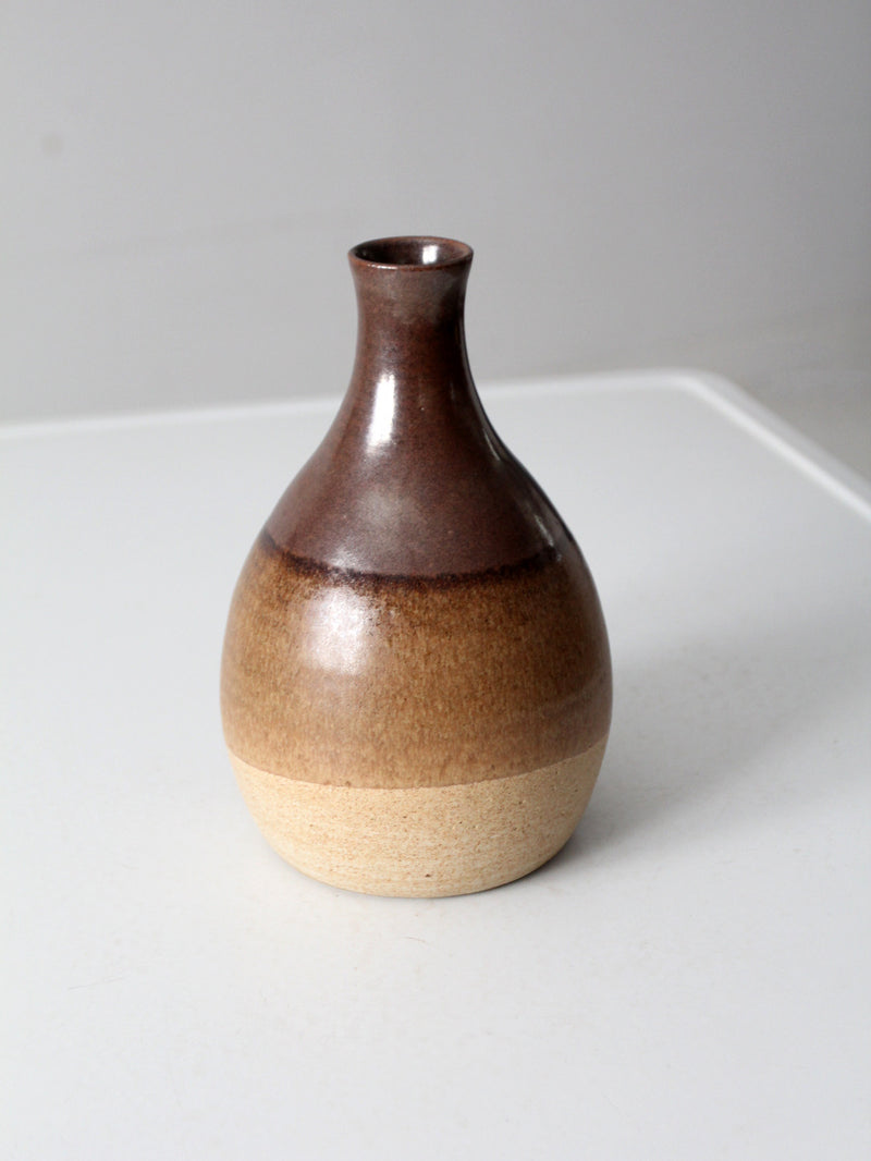 vintage studio pottery decanter vase