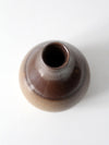 vintage studio pottery decanter vase