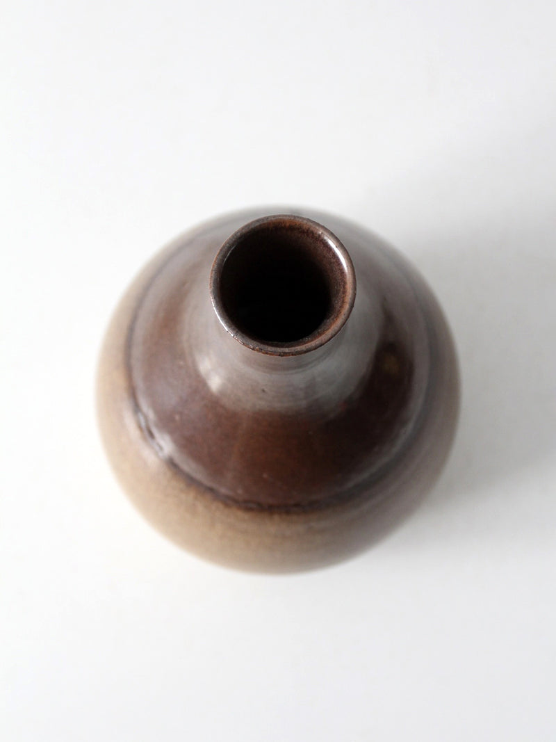 vintage studio pottery decanter vase