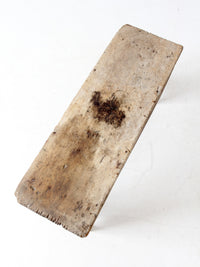 antique wooden farmhouse bench
